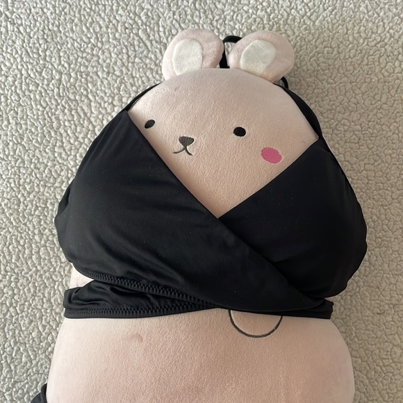 Abercrombie & Fitch bikini black wrap top and bottoms - Picture 2 of 7